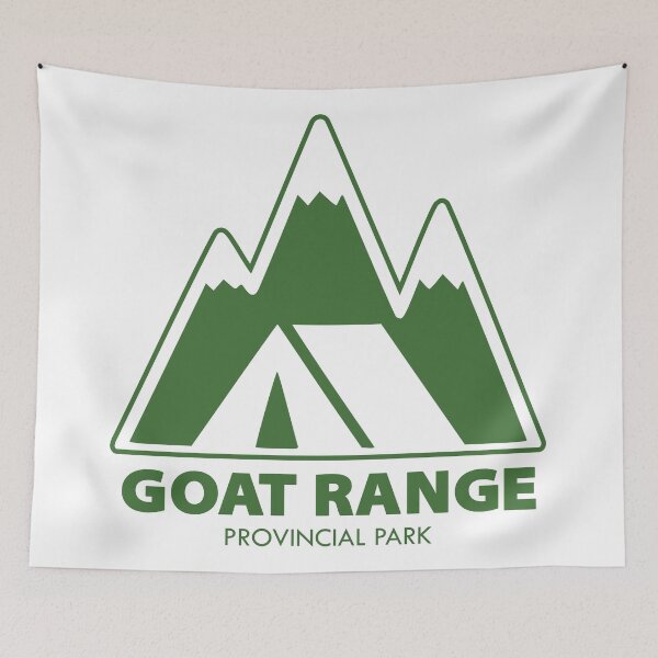 Item preview, Goat Range Provincial Park Mountains Camping designed and sold by Esskay Designs.