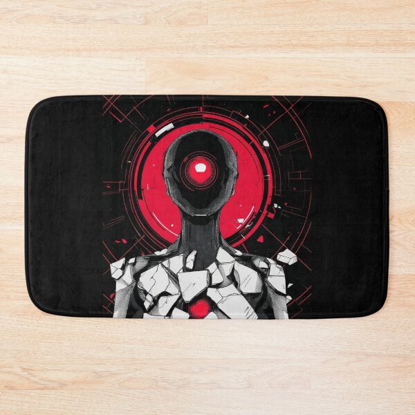 Item preview, Crimson Core – Futuristic Cyber Entity designed and sold by wolfgangrainer.