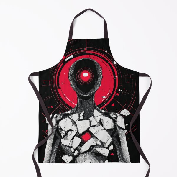 Item preview, Crimson Core – Futuristic Cyber Entity designed and sold by wolfgangrainer.