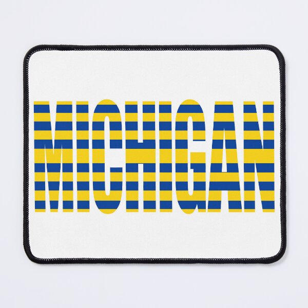 Item preview, Michigan Bold Striped Typography Design – Retro State Pride Graphic designed and sold by CreativeHymms.