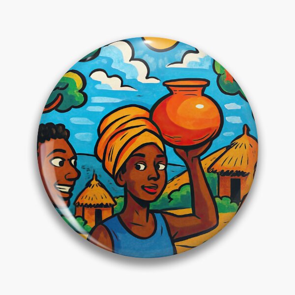 Item preview, Benin landscape | Comics style - Cartoon designed and sold by ComicsFactory.
