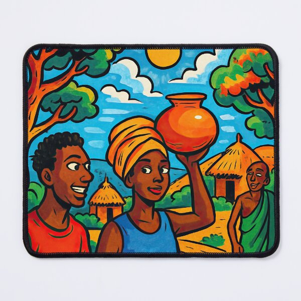 Item preview, Benin landscape | Comics style - Cartoon designed and sold by ComicsFactory.