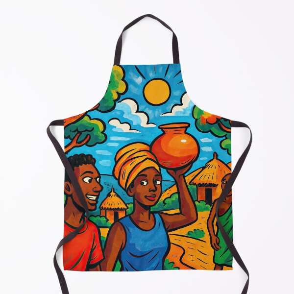 Item preview, Benin landscape | Comics style - Cartoon designed and sold by ComicsFactory.