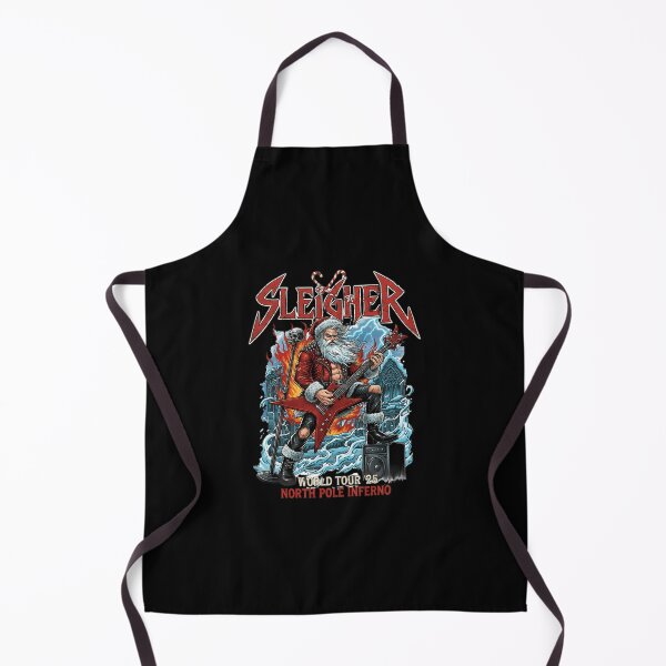 Item preview, Sleigher Christmas Metal Band Rocking Santa Holiday designed and sold by PRESSLERSINGH.