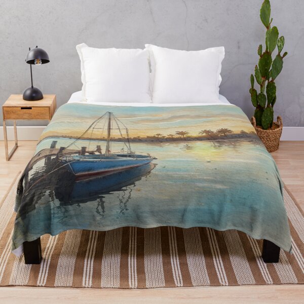 Item preview, Calabrian Harbor Watercolor Sunset | Porto Calabrese Acquerello Tramonto Italian Coast designed and sold by Italian Ink Studio.