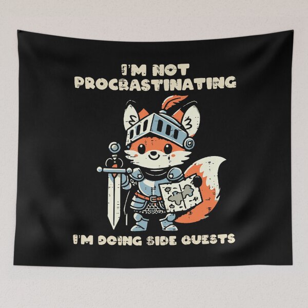 Item preview, Not Procrastinating Doing Side Quests Gaming Boys Men designed and sold by keatnybolho.