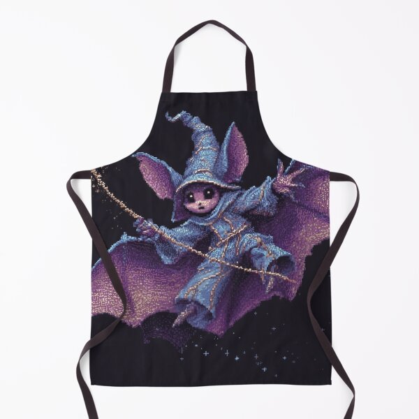Item preview, Cute Bat Wizard Pixel Art designed and sold by Kaos-Bit.