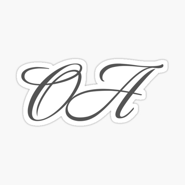 OA initial Sticker