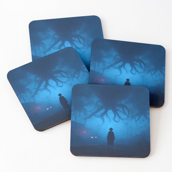 Item preview, Stranger Things Upside Down Art - Mind Flayer Atmospheric Horror Netflix Art designed and sold by LoomisDreams.