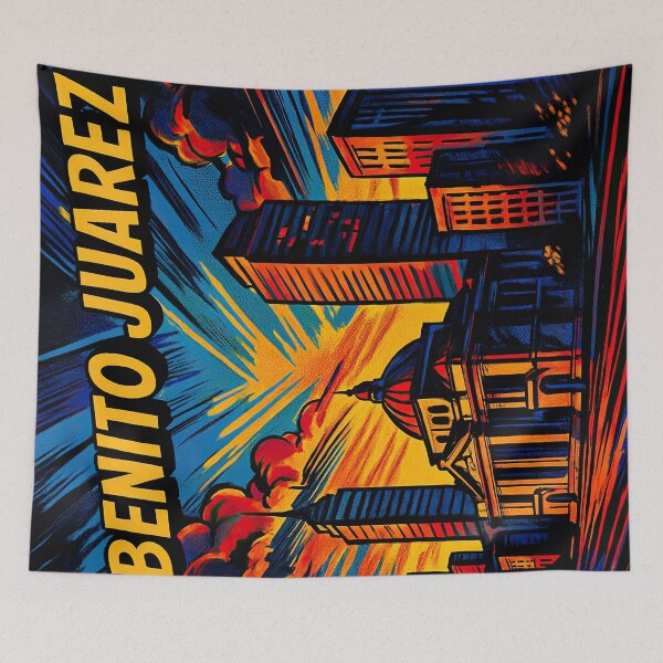 Item preview,  Benito Juárez, city | Comics style - Cartoon designed and sold by ComicsFactory.