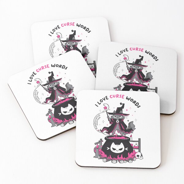Item preview, Witchy Cat Casting Spells in Cauldron designed and sold by -DEEWOLF-.