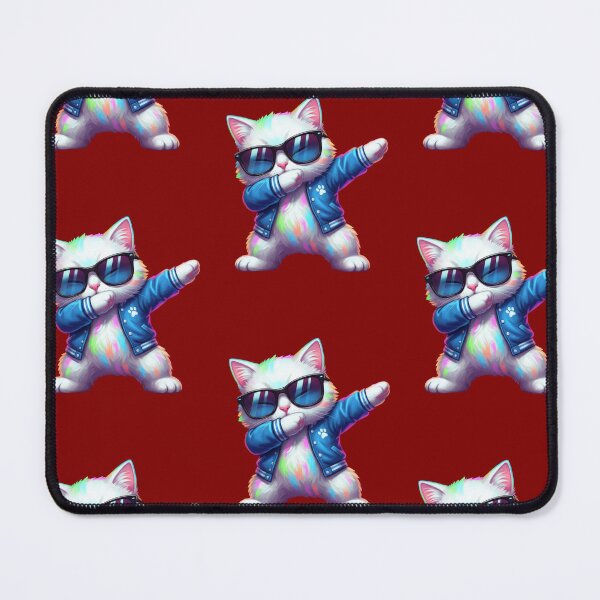 Item preview, Dabbing Cool Neon Kitten designed and sold by pixeldrift-art.