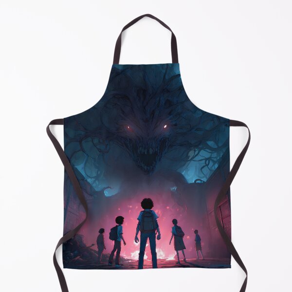 Item preview, Stranger Things Kids vs Mind Flayer - Epic Battle Upside Down Monster Art designed and sold by LoomisDreams.