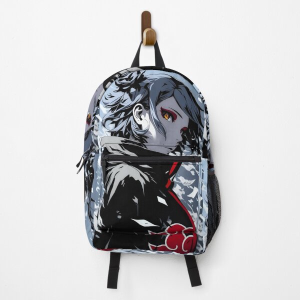 Item preview, Konan - Silent Frost – Dark Anime Girl with Crimson Eyes designed and sold by Dyan4.