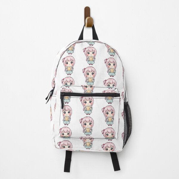 Item preview, ☕? Cute Pink-Haired Girl Drinking Tea – Kawaii Cozy Cartoon Illustration | Pastel Aesthetic Art designed and sold by CozyPops.