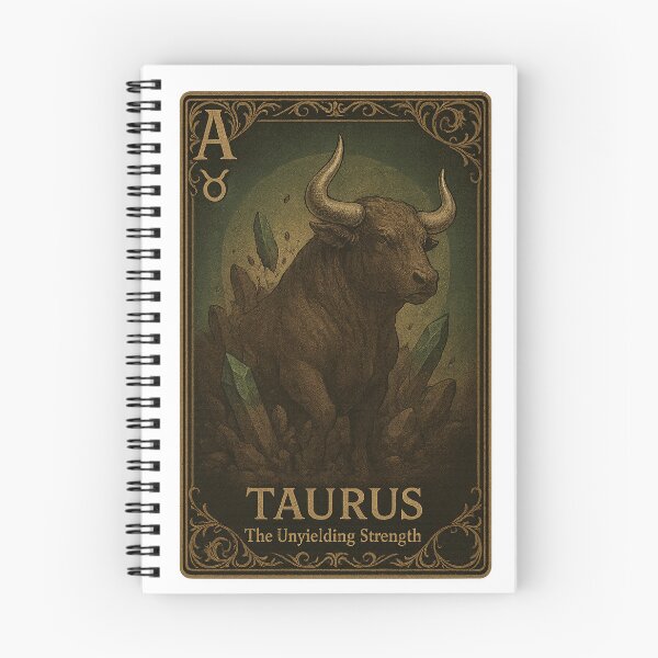 Item preview, Taurus Zodiac Card – The Unyielding Strength designed and sold by the-dovlat.