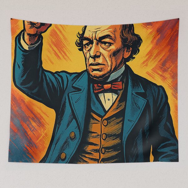 Item preview, Benjamin Disraeli, leader | Comics style - Cartoon designed and sold by ComicsFactory.