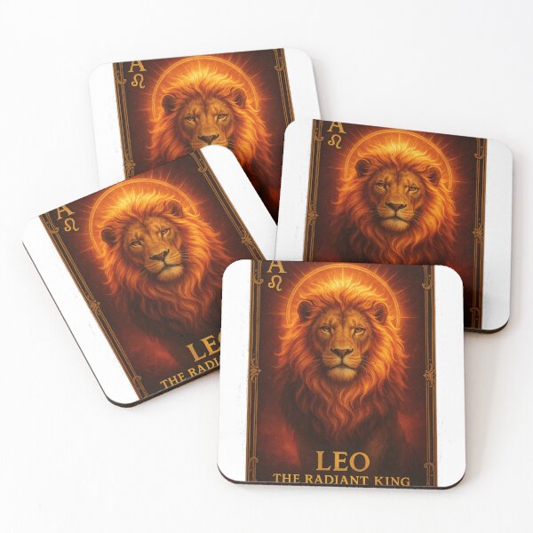 Item preview, Leo Zodiac Card – The Radiant King, Royal Lion Astrology designed and sold by the-dovlat.