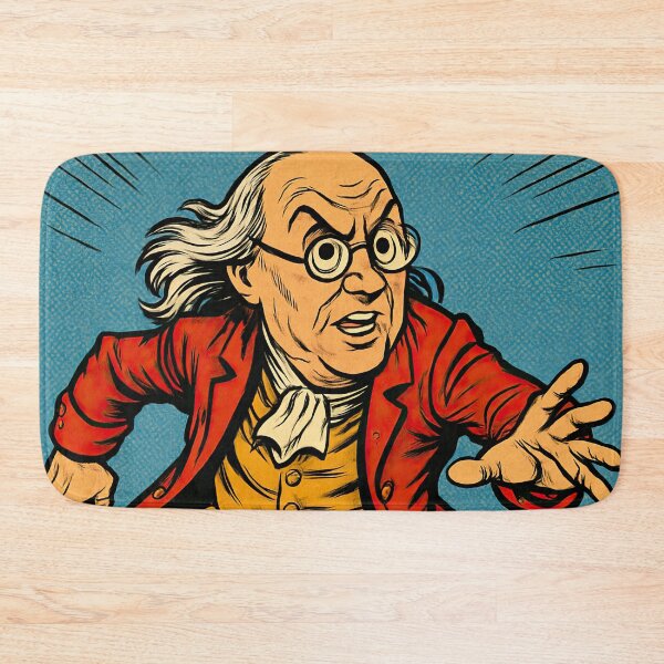 Item preview, Benjamin Franklin  | Comics style - Cartoon designed and sold by ComicsFactory.