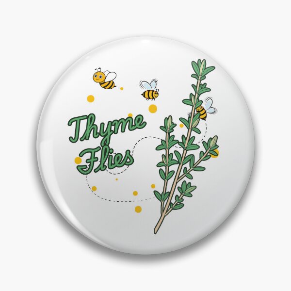 Item preview, Thyme Flies | Cute Bee Illustration designed and sold by StyleAttire.