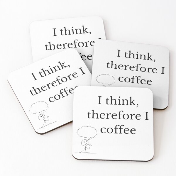 Item preview, I think, therefore I coffee designed and sold by The Existential Mug Co..