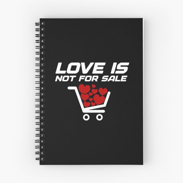 Item preview, Love is Not for Sale Anti-Commercialism Heart Shopping Cart Art designed and sold by SplashTastic.