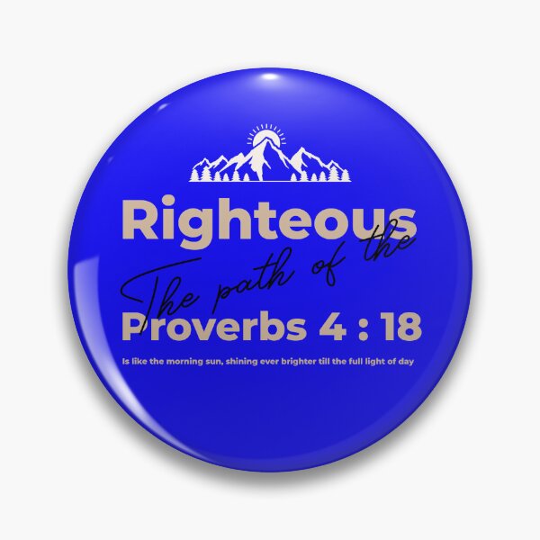 Item preview, The path of the righteous bible verse designed and sold by SNW-Collective.