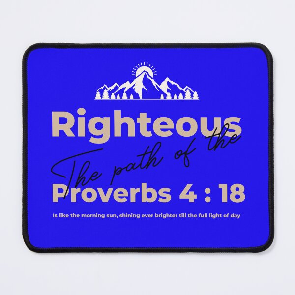 Item preview, The path of the righteous bible verse designed and sold by SNW-Collective.