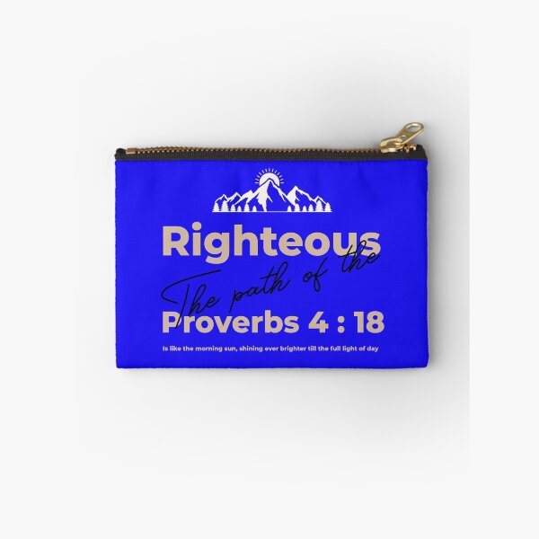 Item preview, The path of the righteous bible verse designed and sold by SNW-Collective.