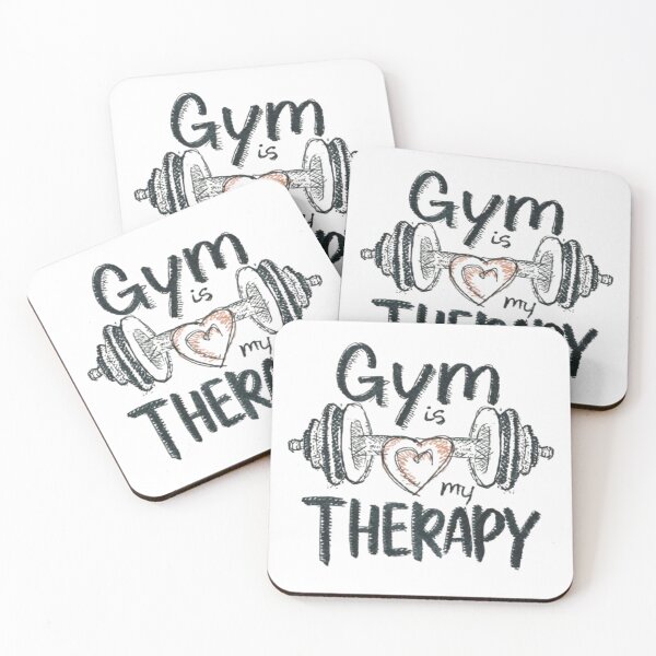 Item preview, Gym Is My Therapy – Fitness Motivation Workout Quote Design designed and sold by rsuniquestyle.