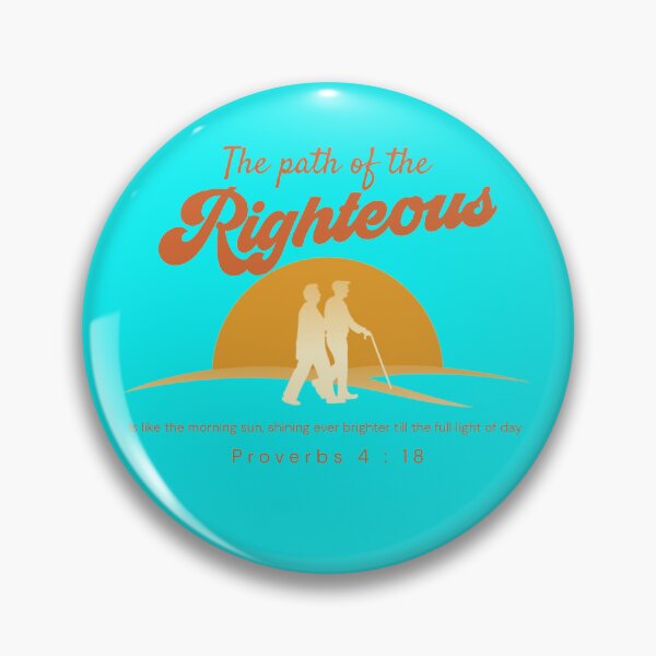 Item preview, The path of the righteous bible verse designed and sold by SNW-Collective.