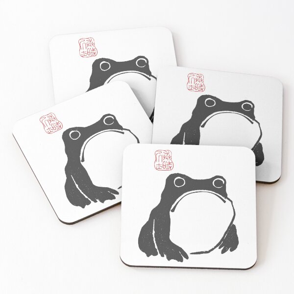 Item preview, Grumpy Frog print - Matsumoto Hoji  designed and sold by IncrediPaul.