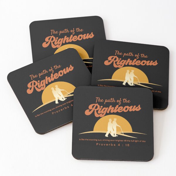 Item preview, The path of the righteous bible verse designed and sold by SNW-Collective.