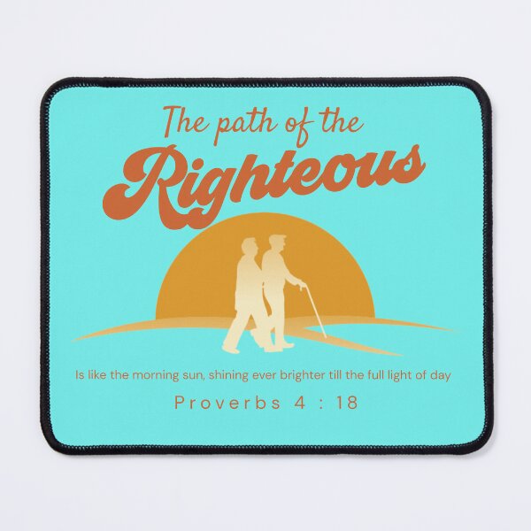 Item preview, The path of the righteous bible verse designed and sold by SNW-Collective.