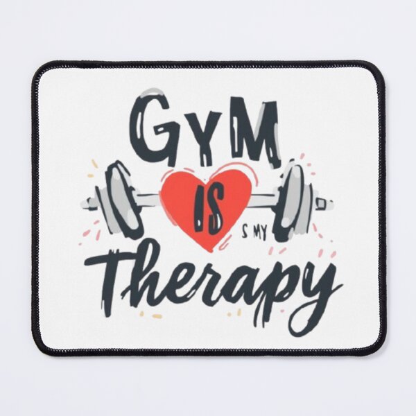 Item preview, Gym Is My Therapy – Fitness Motivation Workout Quote Design designed and sold by rsuniquestyle.