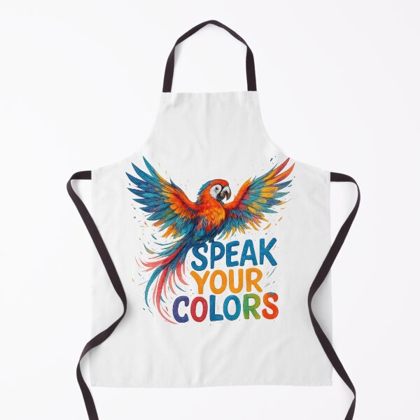 Item preview, Speak Your Colors - Vibrant Parrot Illustration designed and sold by MKreative Studio.