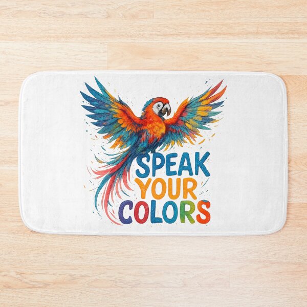 Item preview, Speak Your Colors - Vibrant Parrot Illustration designed and sold by MKreative Studio.