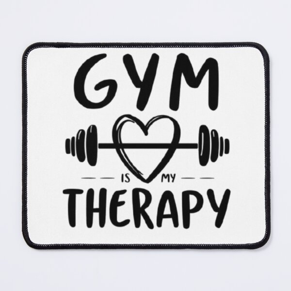 Item preview, Gym Is My Therapy – Fitness Motivation Workout Quote Design designed and sold by rsuniquestyle.
