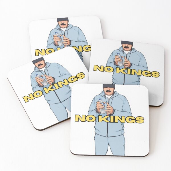 Item preview, NO KINGS – Political Satire Illustration designed and sold by Giddy-Ai.