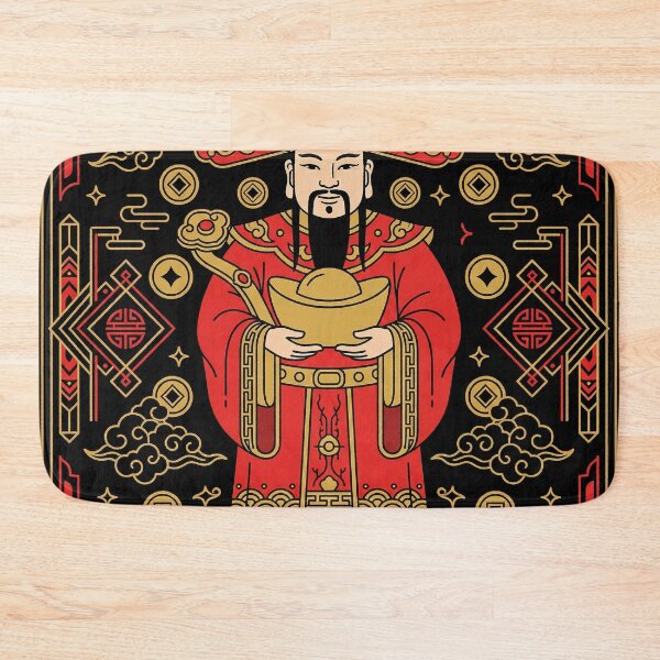 Item preview, Golden Caishen God of Wealth Prosperity Pattern designed and sold by zzz888.