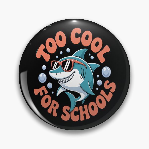 Item preview, Too Cool For Schools - Back to School Shark with Shades designed and sold by HaiharryCartoon.