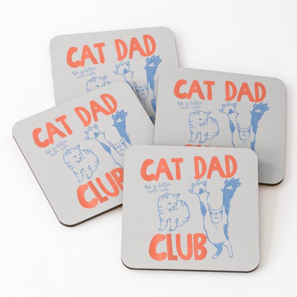 Item preview, Cat Dad Club Life is Better with Cats Cat Dad designed and sold by TESTTES.