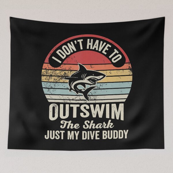 Item preview, I Don't Have To Outswim The Shark designed and sold by keatnybolho.
