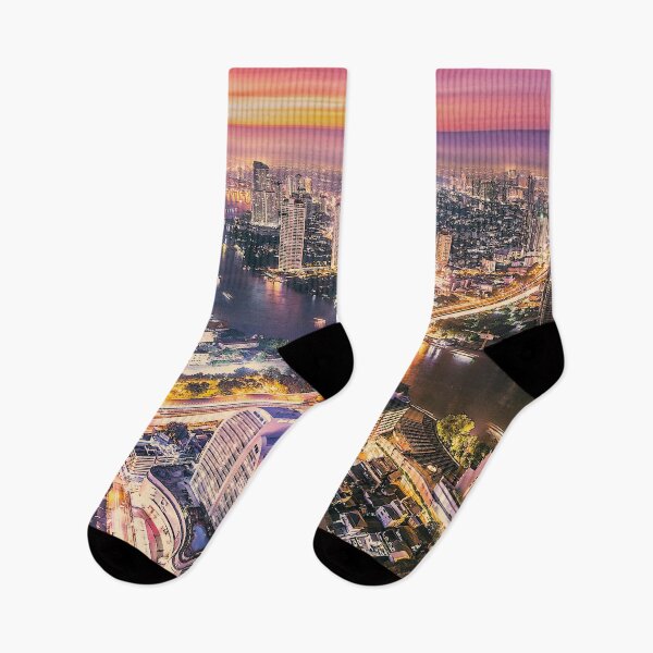 Item preview, Bangkok Skyline at Night – Thailand Cityscape designed and sold by Mauswohn.