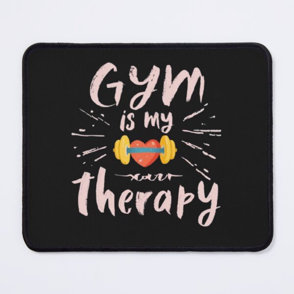 Item preview, Gym Is My Therapy – Workout & Fitness Lifestyle Tee designed and sold by rsuniquestyle.