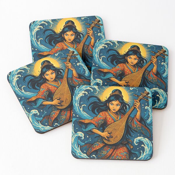 Item preview, Benzaiten, Japanese goddess of water  | Comics style - Cartoon designed and sold by ComicsFactory.