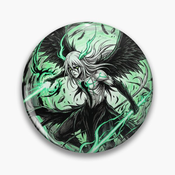 Item preview, Green Eyed Pale Espada Cuarta Arrancar Resurrection Segunda Etapa Lance Bat Wings Hollow Mask Fan Art Portrait Illustration Poster T-Shirt Brave Souls designed and sold by Senpaiwaves.