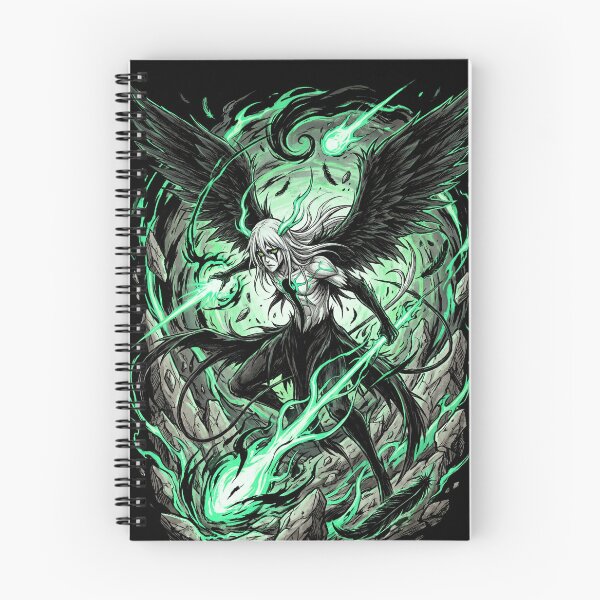 Item preview, Green Eyed Pale Espada Cuarta Arrancar Resurrection Segunda Etapa Lance Bat Wings Hollow Mask Fan Art Portrait Illustration Poster T-Shirt Brave Souls designed and sold by Senpaiwaves.