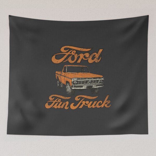 Item preview, Copy of 1970 Ford Fun Truck - aged, hard working, patina print designed and sold by retropetrol.