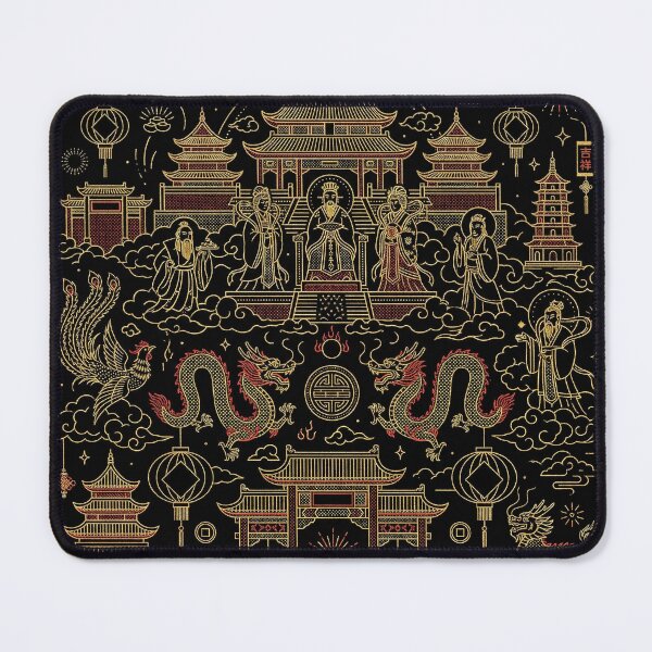 Item preview, Golden Celestial Court Jade Emperor and Divine Beasts designed and sold by zzz888.